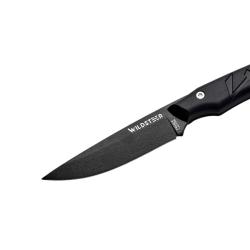 COUTEAU Wildsteer LAME FIXE TROLL lame epoxy &eacute;tui kydex NOIR