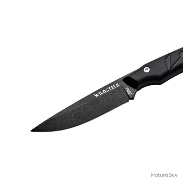 COUTEAU Wildsteer LAME FIXE TROLL lame epoxy �tui kydex NOIR