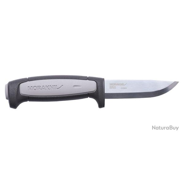 COUTEAU Morakniv Robust gris - Lame carbone sur�paissie 91mm - Manche Polym�re - Etui Polym�re