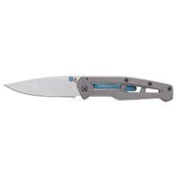 Couteau pliant Gerber Paralite Silver/Blue - Lame 79mm - Manche Acier - Clip