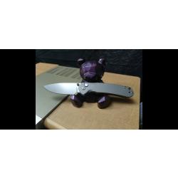 CJRB Pyrite TITANE grey bouton lock , couteau pliant , neuf .