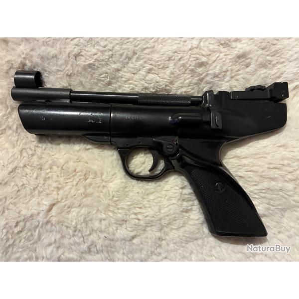pistolet Webley Hurricane calibre 5,5 mm