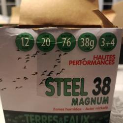 Boite 20 cartouches steel 38 g Magnum