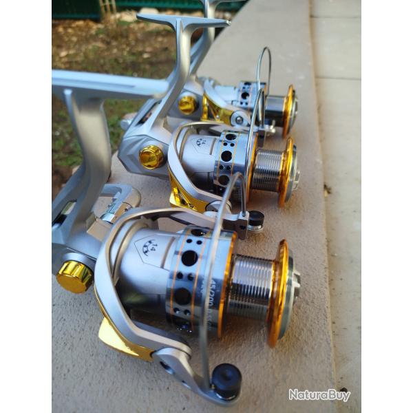 Lot de 3 moulinets mer/rivi�re