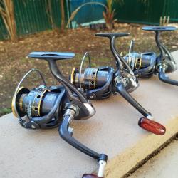 Lot de 3 moulinets 7000