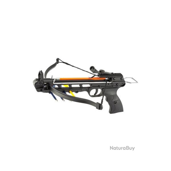 Pistolet arbalete 50 lbs avec fl�ches.