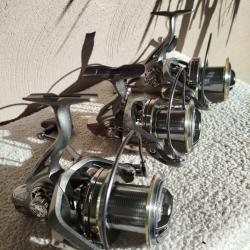 Lot de 3 grands moulinets surfcasing 14000