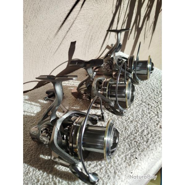 Lot de 3 grands moulinets surfcasing 14000