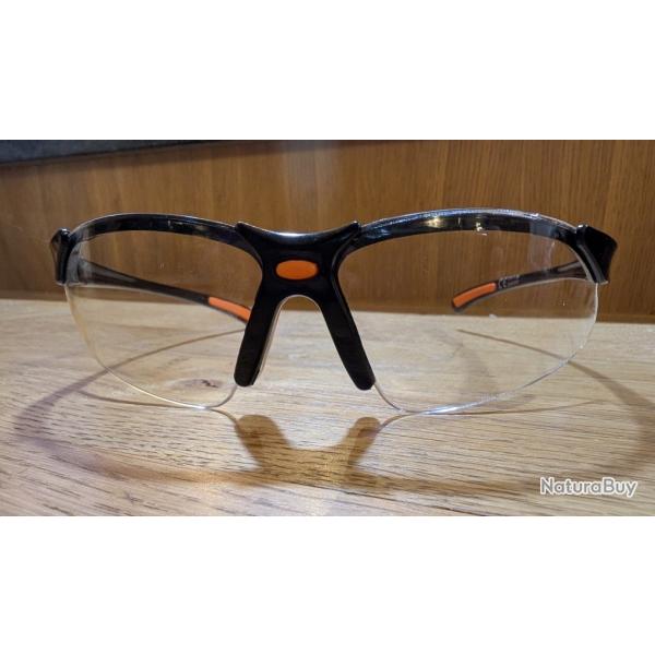 LUNETTES DE SECURITE DE TIR PROTECTON DES PROJECTIONS DE POUDRE NORME CE202440824