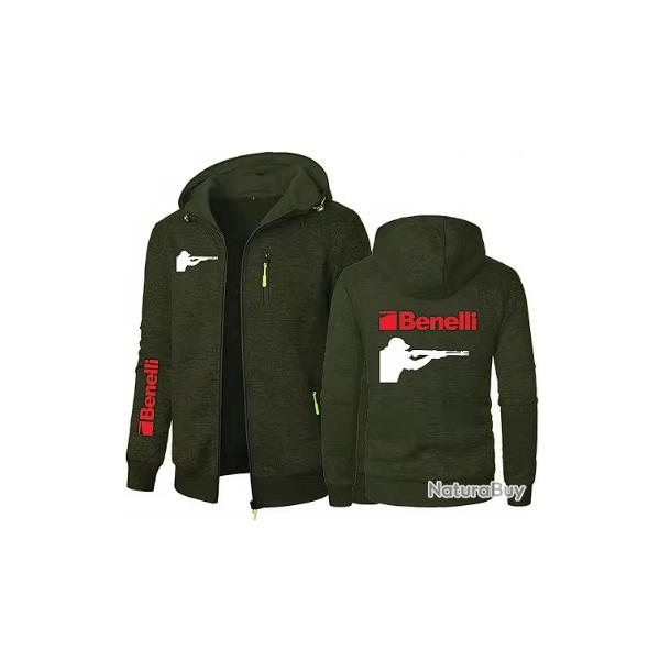 Sweat BENELLI vert - LIVRAISON GRATUITE
