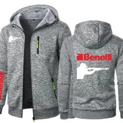 Sweat BENELLI gris clair - LIVRAISON GRATUITE