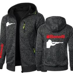 Sweat BENELLI gris fonce - LIVRAISON GRATUITE