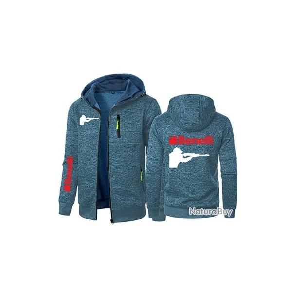 Sweat BENELLI bleu clair - LIVRAISON GRATUITE