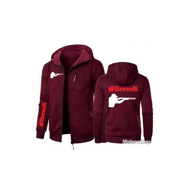 Sweat BENELLI rouge - LIVRAISON GRATUITE