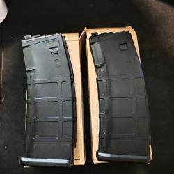 2x Chargeurs M4/ SCAR L gbbr WE