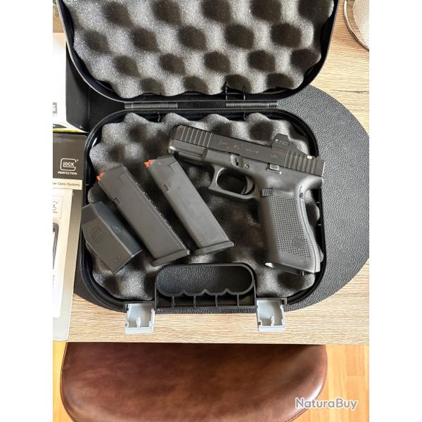 Pistolet Glock 45 MOS 9X19 + point viseur Holosun SCS