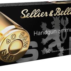 SELLIER&BELLOT - Cartouche FMJ 40SW (x50)