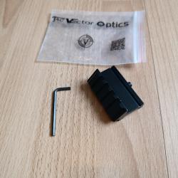 Rail picatinny inclin&eacute; 45 degr&eacute;s Vector optics