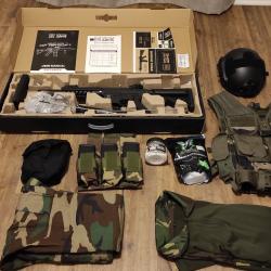 Lot AirSoft Complet neuf - pr&ecirc;t &agrave; jouer