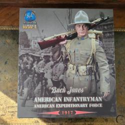 Figurine 1/6 - DID Corp  - American Infantryman of Expeditionary Force 1917 - Buck Jones