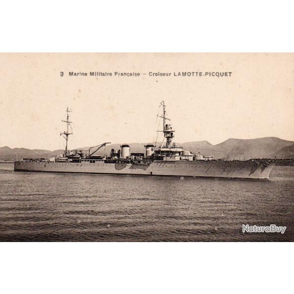 CPA - Marine de Guerre - Croiseur UR LAMOTTE-PICQUET -N�6037