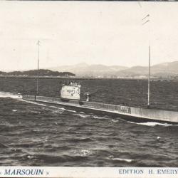 CPA - MARINE de GUERRE - Sous-Marin " MARSOUIN " -N&deg;6041