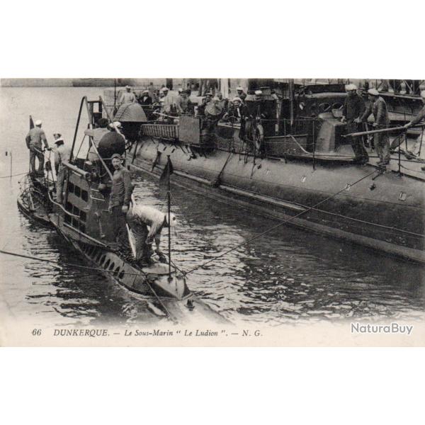CPA - MARINE de GUERRE - DUNKERQUE - Sous-Marin " Le Ludion " -N�6043