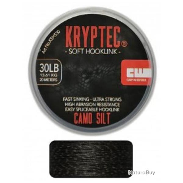 CARP WHISPERER - LIGNE SOFT HOOKLINK Silt 30lb