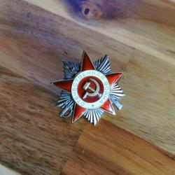 M&eacute;daille authentique Ordre de la grande guerre patriotique URSS Russie