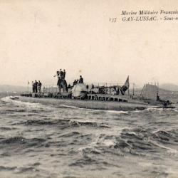CPA - MARINE de GUERRE - Sous-Marin "  GAY-LUSSAC " -N&deg;6045