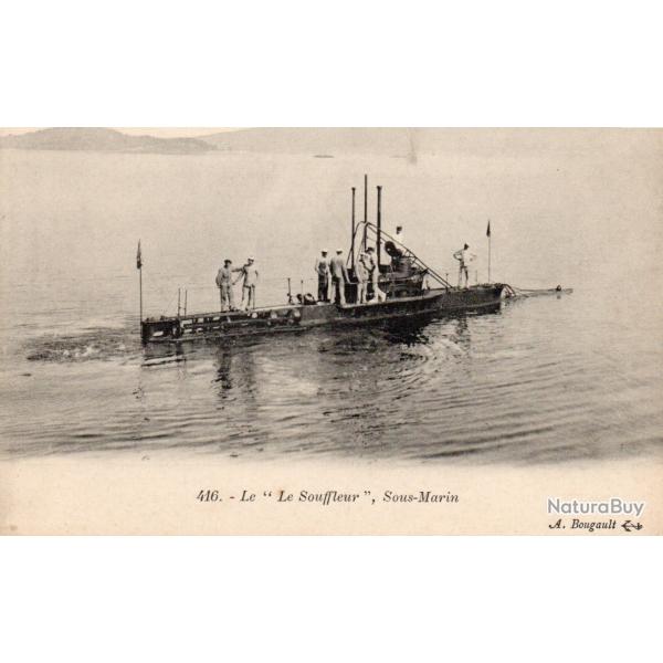 CPA - MARINE de GUERRE - Sous-Marin  "  Le Souffleur " -N�6046