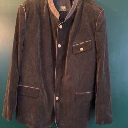 Veste autrichienne en velours avec martingale dans le dos OS TRACHTEN