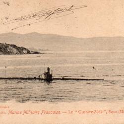 CPA - MARINE de GUERRE - Sous-Marin  - Le " Gustave - Z&eacute;d&eacute; "-N&deg;6049