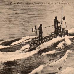 CPA - MARINE de GUERRE - Sous-Marin   " Gymnote " -N&deg;6050
