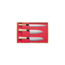 Set Sekiryu Santoku & Deba & Sashimi