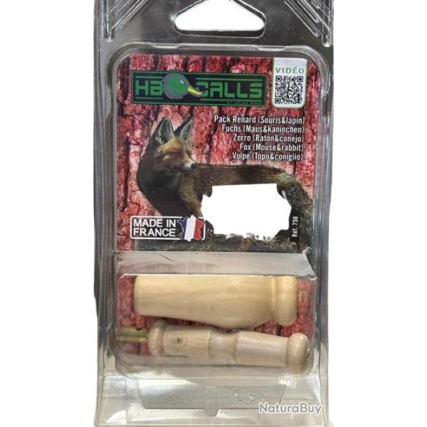 PACK APPEAUX RENARD (souris-lapin)