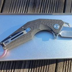 Pliant tanto vintage , manche en carbone diamant&eacute; hrc 59 61