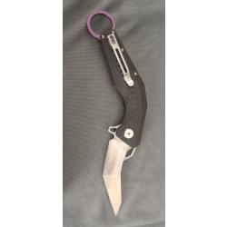 Pliant tanto vintage , manche en carbone diamant&eacute; hrc 59 61