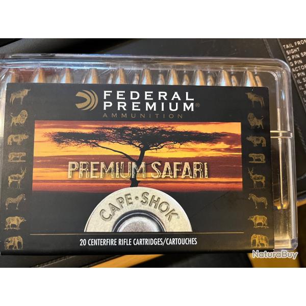 F�d�ral Premium 458 Win Magnum 400 Grain Trophy - 1 bo�te neuve