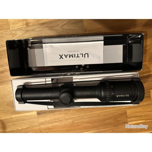 Lunette battue NIKKO STIRLING ULTIMAX 1-6x24 r�t lum