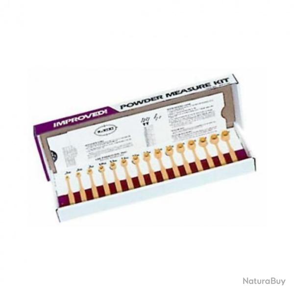 Powder measure kit Lee 90100 - 15 mesurettes de poudre gradu�e en CC