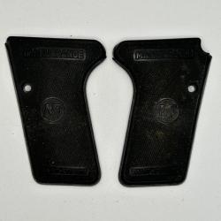 PAIRE DE PLAQUETTES DE PISTOLET LE FRANCAIS MANUFRANCE CALIBRE 7,65BROWNING-