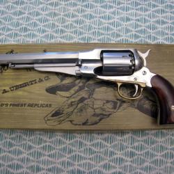 Revolver Uberti 1858 inox  canon 8" Calibre 44 Poudre Noire