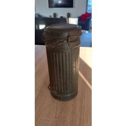 BOITIER MASQUE A GAZ ALLEMAND WW2