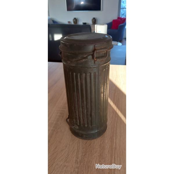 BOITIER MASQUE A GAZ ALLEMAND WW2