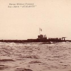 CPA - MARINE de GUERRE - Sous-Marin   " ATALANTE " -N&deg;6053