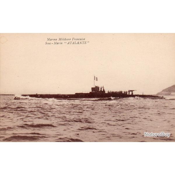 CPA - MARINE de GUERRE - Sous-Marin   " ATALANTE " -N�6053