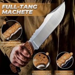 Couteau de camp machette - Acier 4Cr13 de 7 mm !!! QUANTITE LIMITE ! (4)