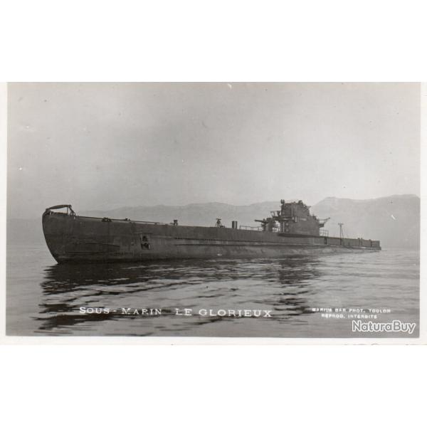 CPA - PHOTO -MARINE de GUERRE - Sous-Marin   " LE GLORIEUX " -N�6054