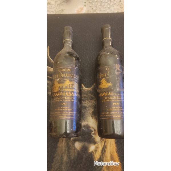 CHATEAU HAUT DROUILLARD LUSSAC SAINT EMILION 1990